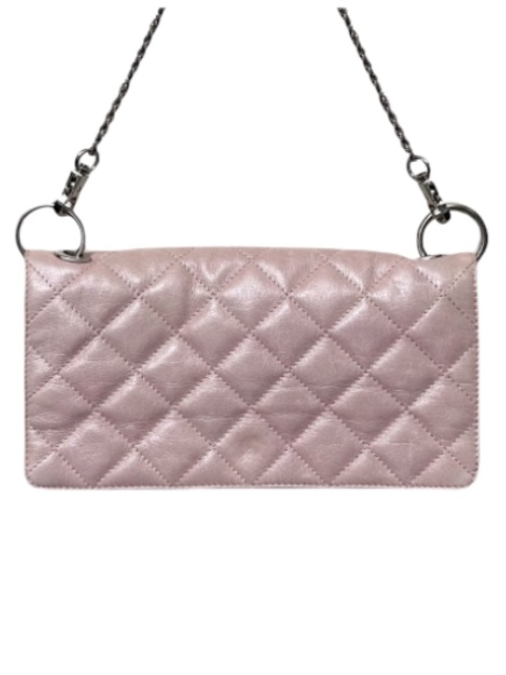 Hobo Daria Quilted Pink Chain Strap Crossbody Bag